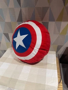 Plush Captain America Plush Shield Cushion 11" - Picture 1 of 4