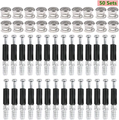 Connettore Eccentrico Raccordi a Camme Ø15Mm Con Tasselli M6X45Mm, Eccentrica Co - Immagine 1 di 4