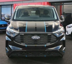 Ford Transit Custom Bonnet Side and Rear Stripes Pin Decals 2024 2025 - Picture 1 of 7