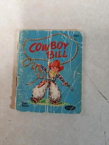 Vintage 1950 COWBOY Bill, Tiny Tales, Pocket Story Book - Bild 1 von 5