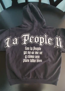 Felpa nera con cappuccio 2024 Bad Bunny merchandise tour ufficiale taglia media NUOVA felpa BLK - Foto 1 di 4