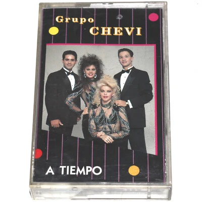 Grupo Chevi - A Tiempo (Cassette Tape 1991) Merengue Salsa PLAY TESTED - Image 1 of 4