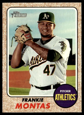 2017 Topps Heritage High Number - #545 Frankie Montas - Image 1 of 2