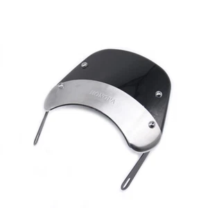 5-7'' Round Headlight Fairing Windshield Universal Windscreen Cruiser Chopper - Picture 1 of 7