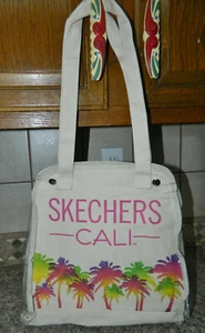 SKECHERS CALI Doble Cremallera Transparente Bolsa Hombro TOTE BEACH BAG* NUEVO - Imagen 1 de 3