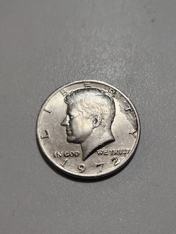 1972 Kennedy Half Dollar 50 Cent Coin RARE Cover