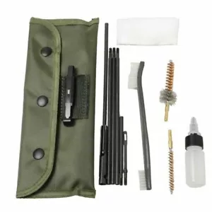 10 Pcs .22 22LR .223 556 Rifle Gun Cleaning Kit Nylon Brush Cleaner with Pouch - Picture 1 of 10