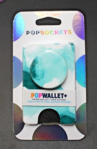 New PopSockets PopWallet Cell Phone Wallet + Grip & Stand TOURMALINE SMOKE - Picture 1 of 1