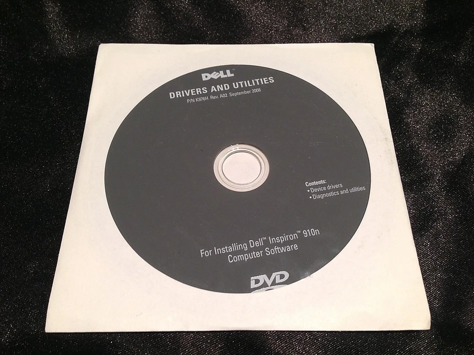 DELL Inspiron 910n Drivers DVD CD Disc - Image 1 of 1
