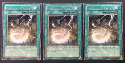 YUGIOH 3x Miraculous Rebirth CDIP-EN044 - Rare - 1st Edition - LP -  Playset - Image 1 of 2