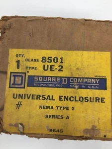 Square D 8501-UE-2 Universal Enclosure Nema Type 1 Series A - Picture 1 of 3