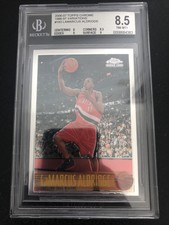 2007 Topps Chrome Rookie Lamarcus Aldridge No.183 Beckett 8.5