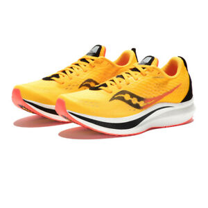 Saucony Mens Endorphin Speed 2 Running Shoes Trainers Sneakers Yellow Sports
