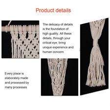 HG New Scandinavian Style Hand-Woven Tapestry Planter Hanging Mesh Pocket Wall