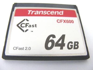 64GB CFast Card 2.0 CFX600 ( 64 GB CFast 2.0 Karte ) TRANSCEND gebraucht - Photo 1/1