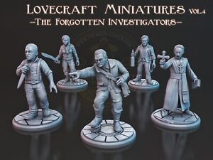 Lovecraft Miniatures Vol.4 "The Forgotten Investigators"