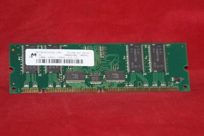 SDRAM DIMM Server RAM, Micron 128MB SYNCH 133MHz CL3 ECC (MT9LSDT1672G-133E1) - Image 1 of 3