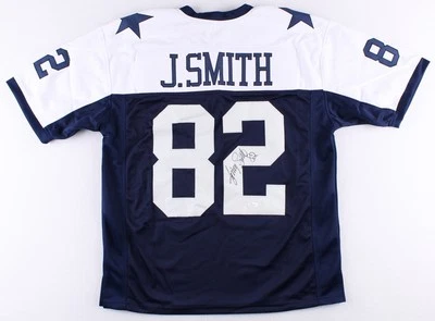 Jimmy Smith Signed Cowboys Jersey (JSA COA) 2×Super Bowl Champ XXVII, XXVIII - Image 1 of 4