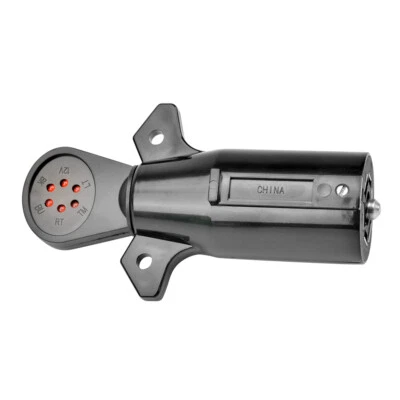 7-контактный круглый электрический соединитель проводки безопасности прицепа тестер светодиодный дисплей для автофургона - Изображение 1 из 4