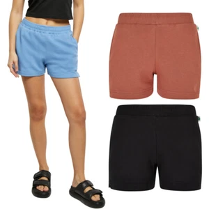 Urban Classics Ladies Organic Terry Shorts Pants Women's Sports Every Day Loose - Picture 1 of 21
