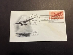 U.S.A. Airmail, FDC 1941, Sc #C28, 15c, Un-used, Crisp! - Picture 1 of 2