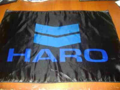Haro Logo 20x30 Drapeau Bannière Spectacle Garage Course Vintage Vélo BMX Ancien - Photo 1/4
