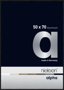 Marco de fotos de aluminio Nielsen Alpha TCSC 50x70 cm eloxal negro mate - Imagen 1 de 14