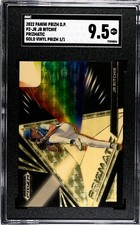 2022 Panini Prizm Draft Picks Baseball JR Ritchie Gold Vinyl Prizm 1 Of 1 Braves