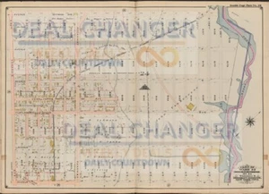1899 BROOKLYN MAP CANARSIE FLATLANDS CONKLIN ROCKAWAY E F G 92nd-109th PLATE 28♾ - Picture 1 of 2