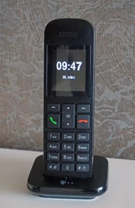 Telekom Speedphone 10 Schnurlostelefon - Schwarz - Bild 1 von 5