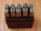 Vintage Priority Number Punches Set Engineers Stamps 6mm ( 1/4" ) Complete