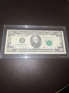 20 Dollars Bill 1990 Washington DC B09251676* - Picture 1 of 2