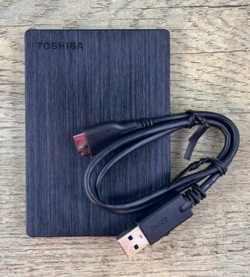 Toshiba DTD205 500GB 2.5” USB 3.0 Hard Disk Drive HDD External w/ Cable - Image 1 of 3