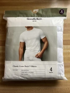 new MEN'S T-SHIRTS crew neck / tank / V-neck white or black sizes GOODFELLOW - Picture 1 of 2
