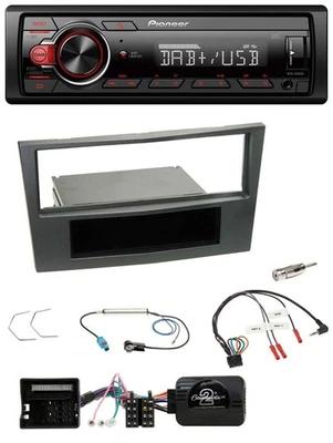 Pioneer MP3 1DIN DAB USB Lenkrad Autoradio für Opel Antara Astra H Zafira B char - Bild 1 von 4