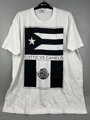 MIGUEL COTTO Size 2XL FIGHT T SHIRT White & Black - Image 1 of 4
