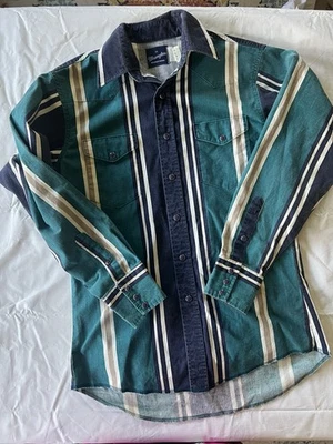 Men’s Vintage Wrangler Brushpopper Shirt Size Medium - Image 1 of 4
