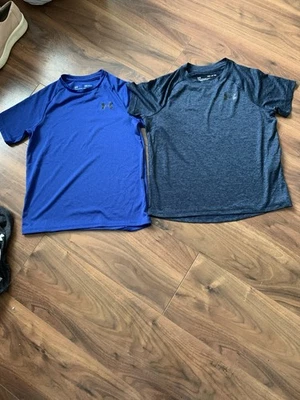 Set of Under Armour T Shirts Boys Size YSM 8 years Blue Colour - Image 1 of 4