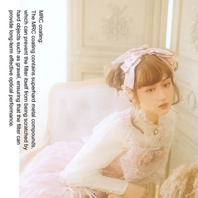 (46MM)Black Diffusion 1/4 Filter 37mm/39mm/40.5mm/43mm/46mm Mist Dreamy - Image 1 of 4