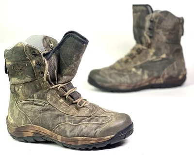 Cabela’s Waterproof Full Draw Hunting Boots Size 9 D Mossy Oak Vibram Soul - Image 1 of 4