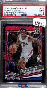 2023-24 Donruss Optic - FB Purple #50 Hyland #/99 - PSA 9 *TedsCardShack* - Bild 1 von 2