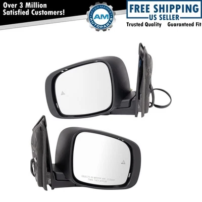 Mirror Set Fits 2009-2016 Chrysler Town & Country Dodge Grand Caravan - Image 1 of 4