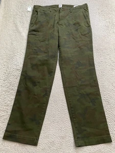 Pantalones ajustados de camuflaje verde Gap para hombre talla 36 x 32 - Imagen 1 de 11