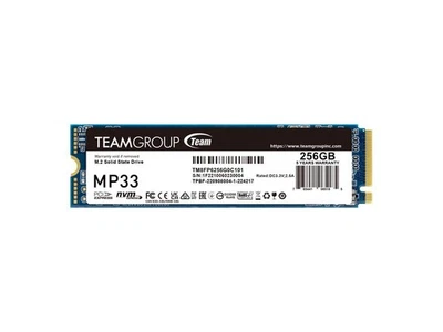 Team Group MP33 M.2 2280 256GB PCIe 3.0 x4 with NVMe 1.3 3D NAND Internal Solid - Image 1 of 4