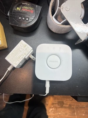 Puente inteligente Philips 458471 Hue 2ª generación. Con cable de alimentación. Foto 1 de 4