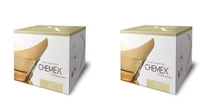 Chemex Bonded vorgefaltete ungebleichte Kaffeefilter 200 Stück für 6 8 10 Tassen - Bild 1 von 4
