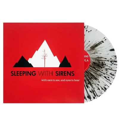 /750 Sleeping With Sirens WITH EARS TO SEE AND EYES TO HEAR LP Clear w/Splatter - Image 1 of 4