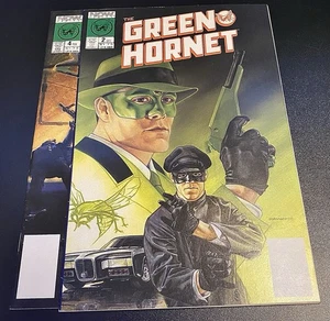 The Green Hornet Lot #2 #4 1989-1990 White Pages VF- TO NM (READ DESCRIPTION) - Picture 1 of 7