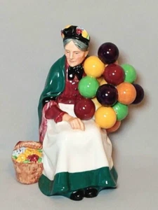 Royal Doulton "The Old Balloon Seller" Vintage Home/Office Collectible Sculpture - Picture 1 of 14