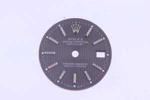 ROLEX DATEJUST LADIES GREY LINEN DIAL SILVER BATONS 6917, 6916, 69174, 79174 - Picture 1 of 2